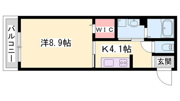 グランドレイク東条の物件間取画像